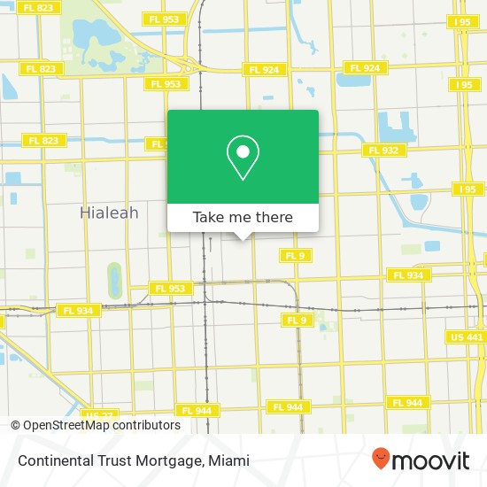 Continental Trust Mortgage map