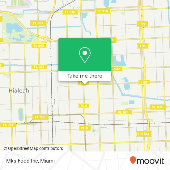 Mks Food Inc map