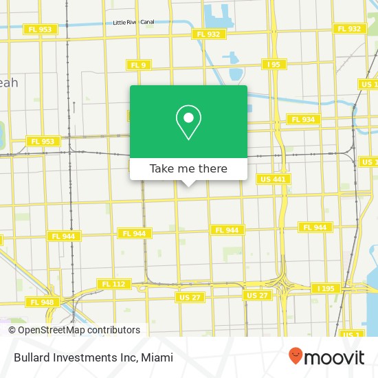 Bullard Investments Inc map