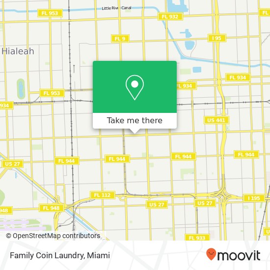 Mapa de Family Coin Laundry