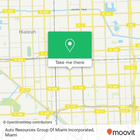 Auto Resources Group Of Miami Incorporated map