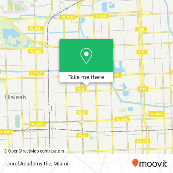 Mapa de Doral Academy the