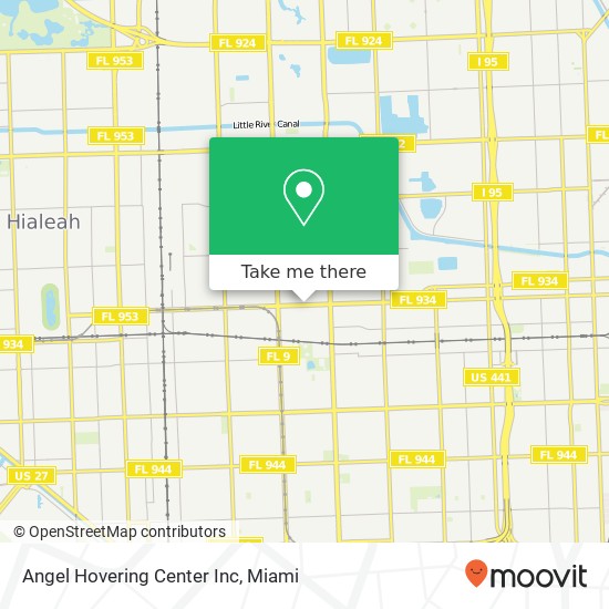 Mapa de Angel Hovering Center Inc