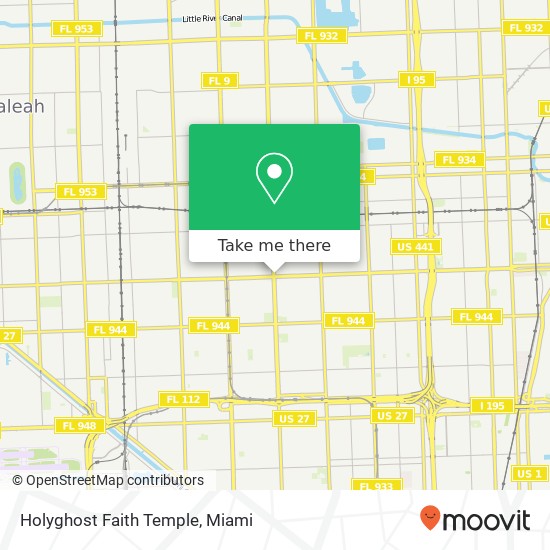 Mapa de Holyghost Faith Temple