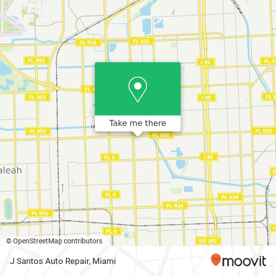 J Santos Auto Repair map