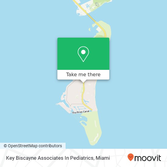 Mapa de Key Biscayne Associates In Pediatrics