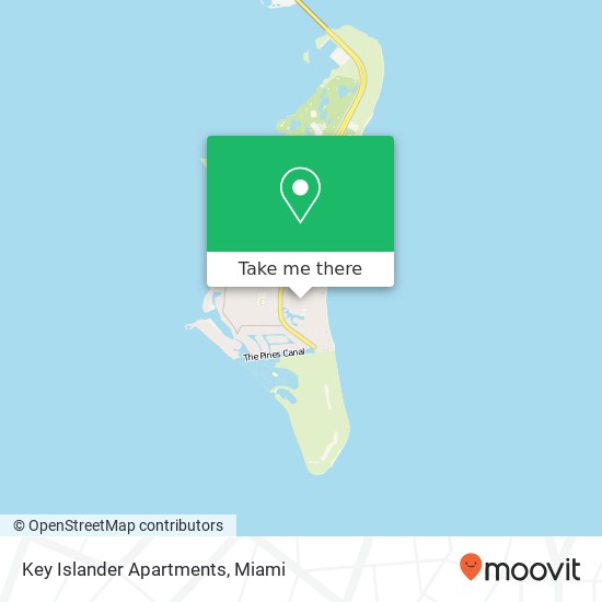 Mapa de Key Islander Apartments