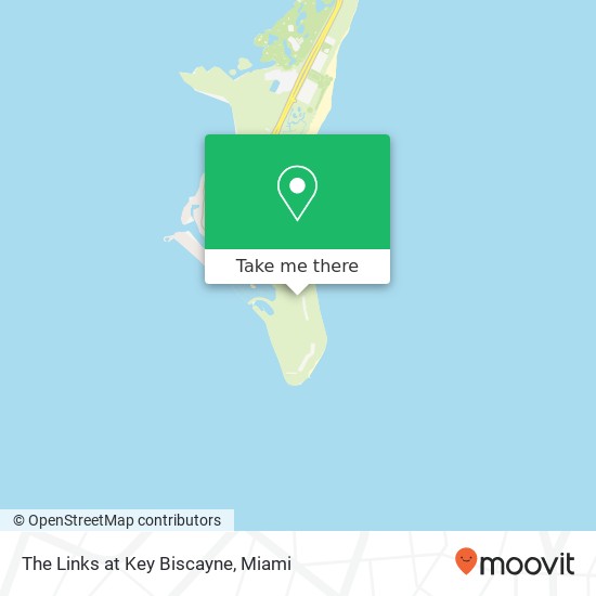 The Links at Key Biscayne map