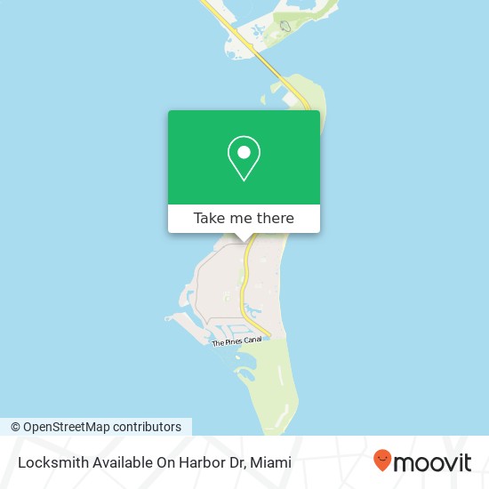 Mapa de Locksmith Available On Harbor Dr