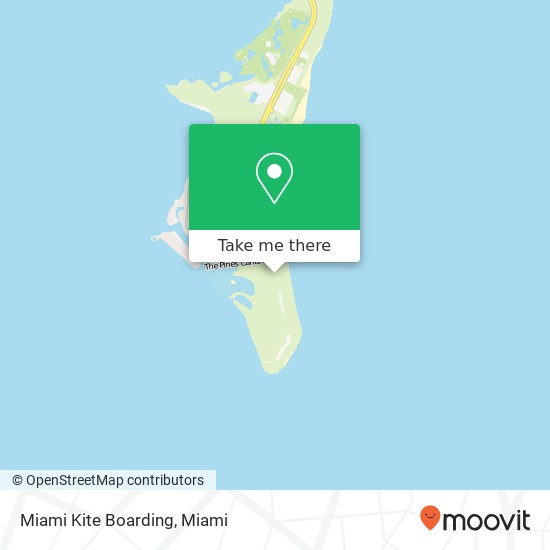 Miami Kite Boarding map