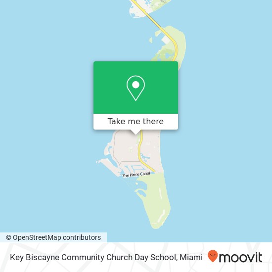 Mapa de Key Biscayne Community Church Day School