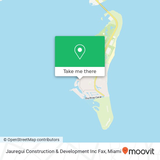 Jauregui Construction & Development Inc Fax map