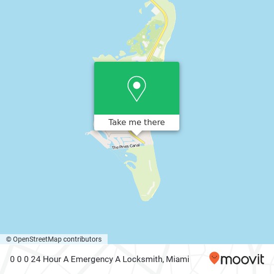 Mapa de 0 0 0 24 Hour A Emergency A Locksmith