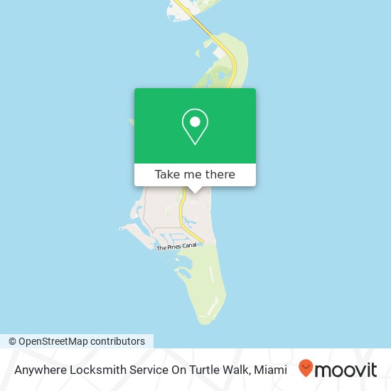 Mapa de Anywhere Locksmith Service On Turtle Walk