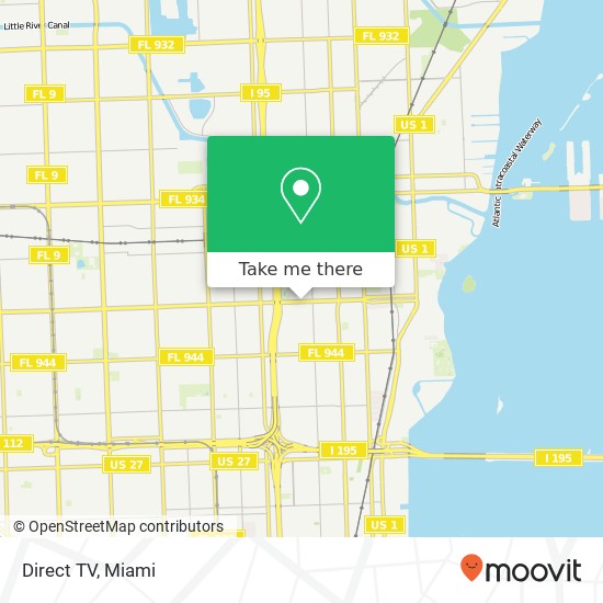 Direct TV map