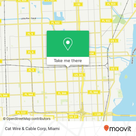 Mapa de Cat Wire & Cable Corp