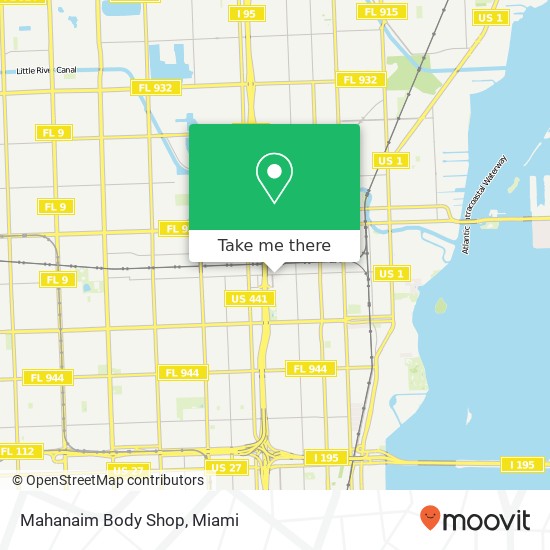 Mahanaim Body Shop map