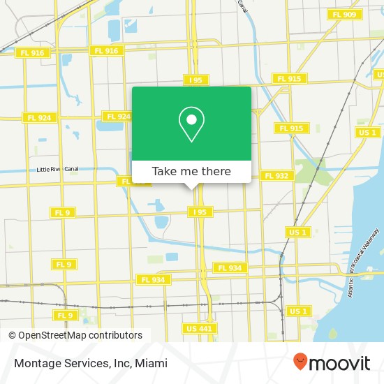 Montage Services, Inc map