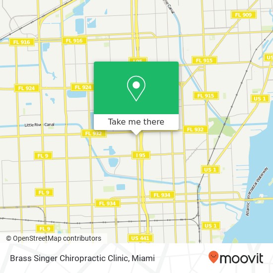Brass Singer Chiropractic Clinic map