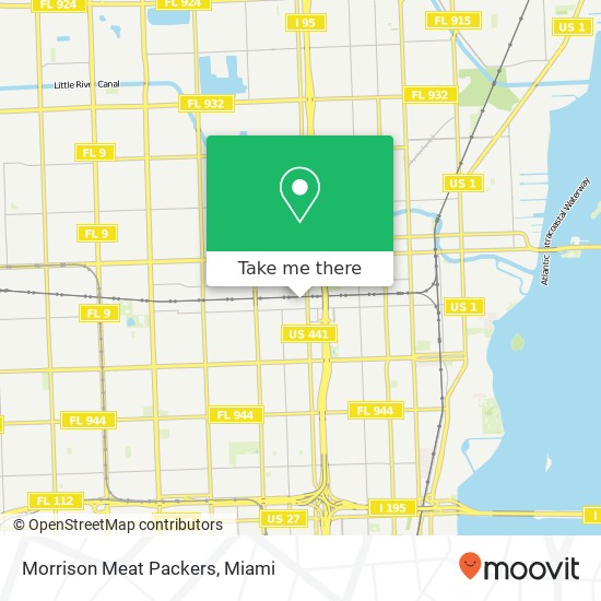 Mapa de Morrison Meat Packers