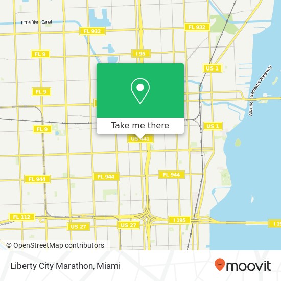 Liberty City Marathon map