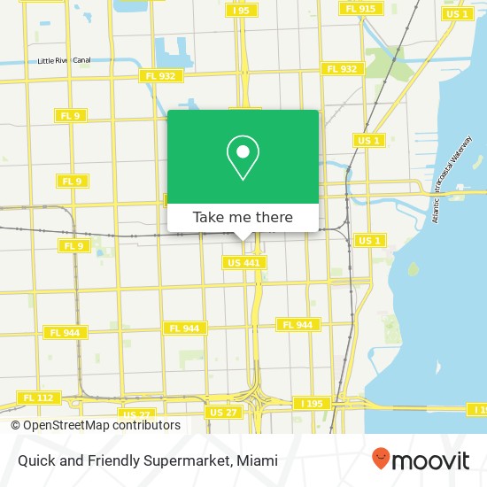 Mapa de Quick and Friendly Supermarket