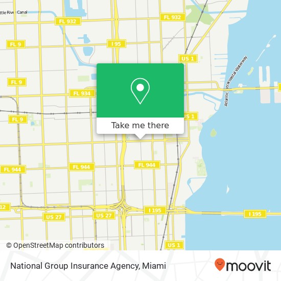 Mapa de National Group Insurance Agency