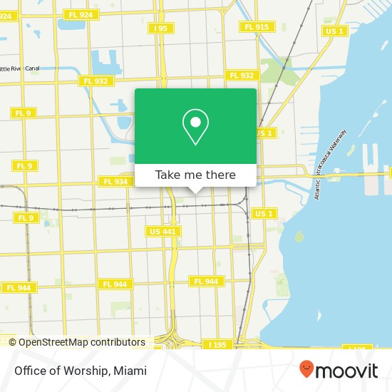 Mapa de Office of Worship