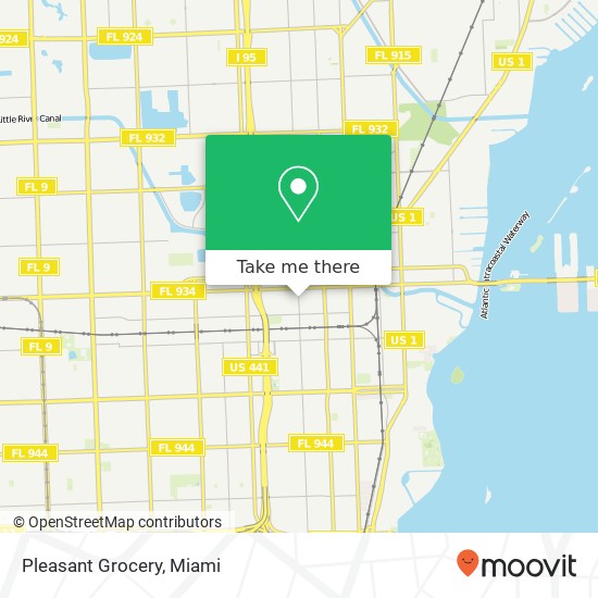 Mapa de Pleasant Grocery