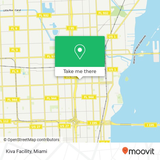 Kiva Facility map
