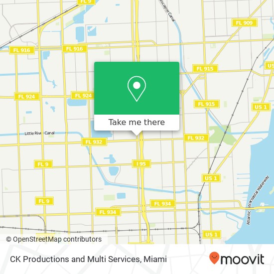 CK Productions and Multi Services map