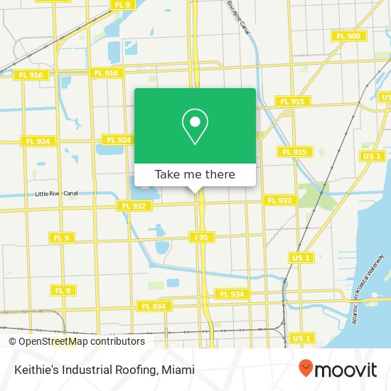 Keithie's Industrial Roofing map