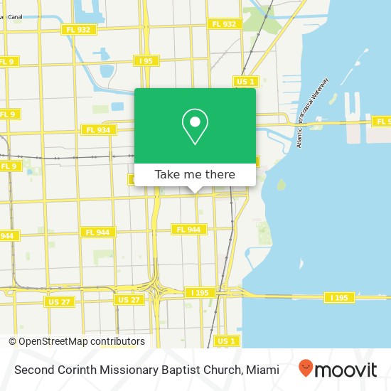 Mapa de Second Corinth Missionary Baptist Church