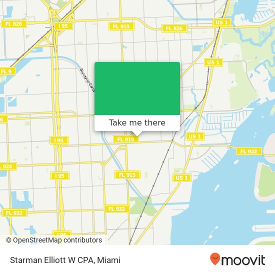 Mapa de Starman Elliott W CPA