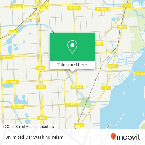 Mapa de Unlimited Car Washing