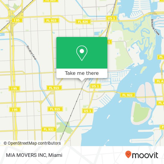 MIA MOVERS INC map