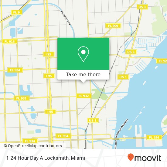 1 24 Hour Day A Locksmith map