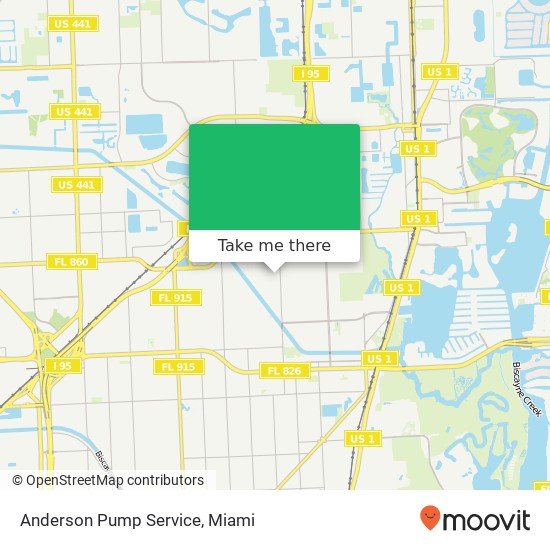 Mapa de Anderson Pump Service