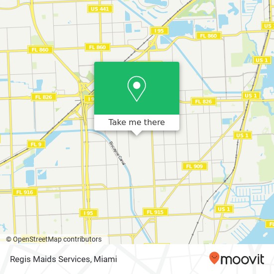 Regis Maids Services map