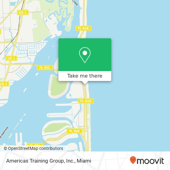 Mapa de Americas Training Group, Inc.