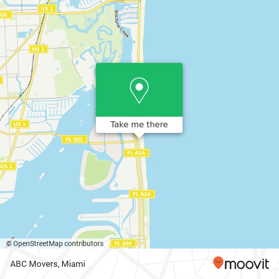 ABC Movers map