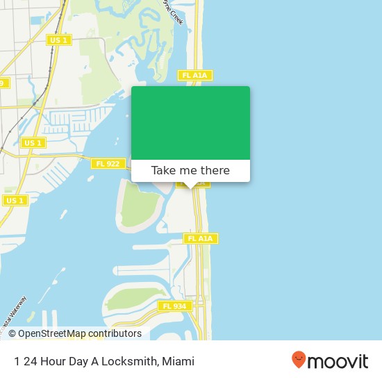 1 24 Hour Day A Locksmith map