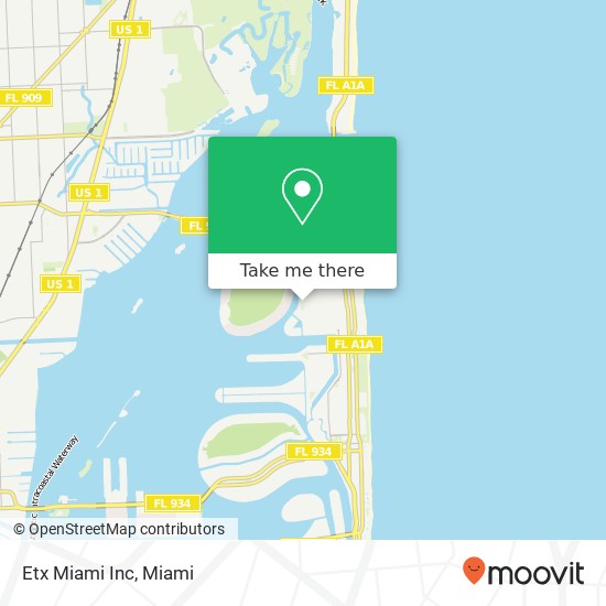 Mapa de Etx Miami Inc