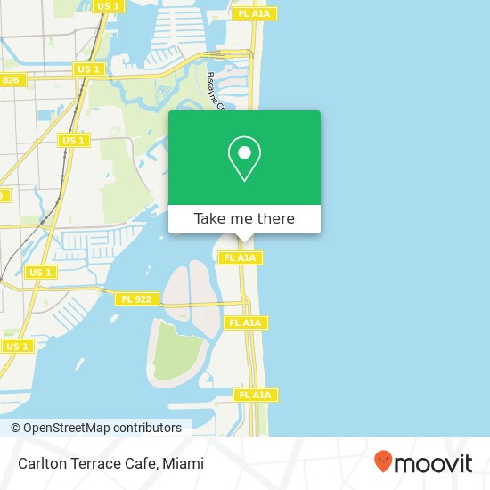 Mapa de Carlton Terrace Cafe