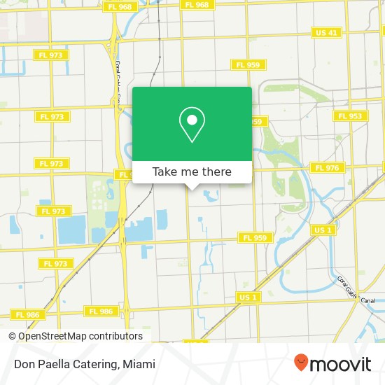 Don Paella Catering map