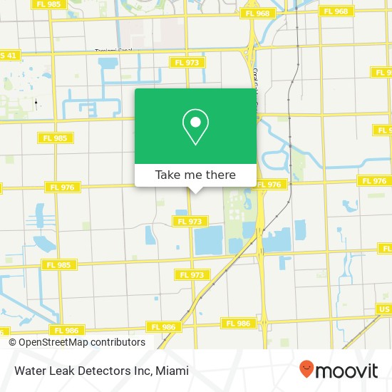 Water Leak Detectors Inc map