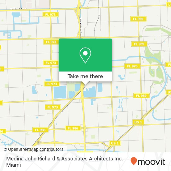 Medina John Richard & Associates Architects Inc map