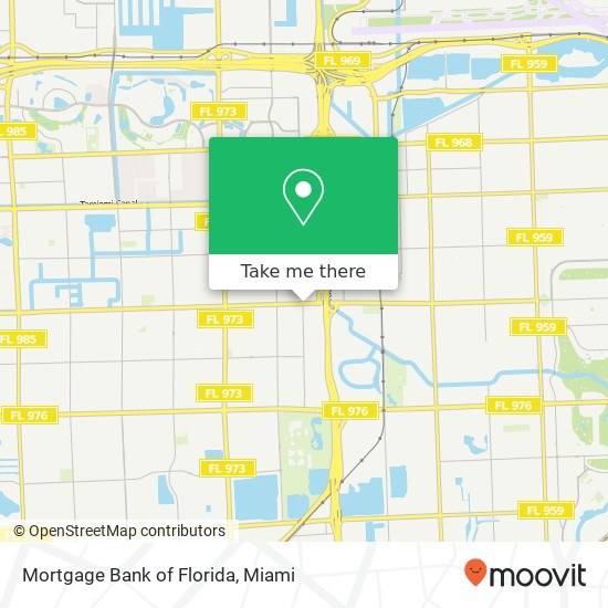 Mortgage Bank of Florida map