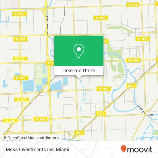 Mess Investments Inc map