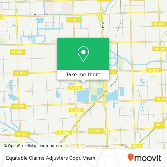 Equitable Claims Adjusters Copr map